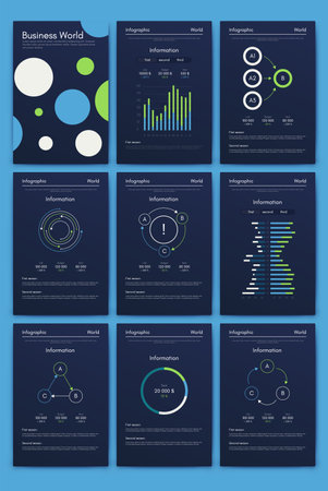 Vector graphics infographics with mobile phone. Template for creating mobile applications, workflow layout, diagram, banner, web design, business reports. Stock vectorのイラスト素材