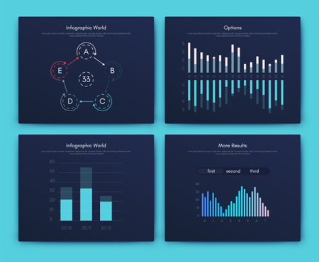 Vector graphics infographics with mobile phone. Template for creating mobile applications, workflow layout, diagram, banner, web design, business reports. Stock vectorのイラスト素材