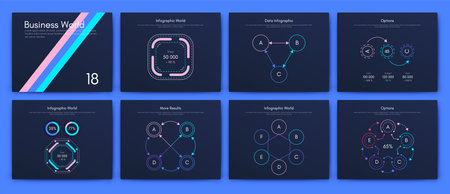 Vector graphics infographics with mobile phone. Template for creating mobile applications, workflow layout, diagram, banner, web design, business reports. Stock vectorのイラスト素材