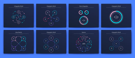 Vector graphics infographics with mobile phone. Template for creating mobile applications, workflow layout, diagram, banner, web design, business reports. Stock vectorのイラスト素材