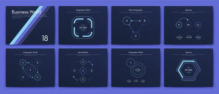Vector graphics infographics with mobile phone. Template for creating mobile applications, workflow layout, diagram, banner, web design, business reports. Stock vectorのイラスト素材