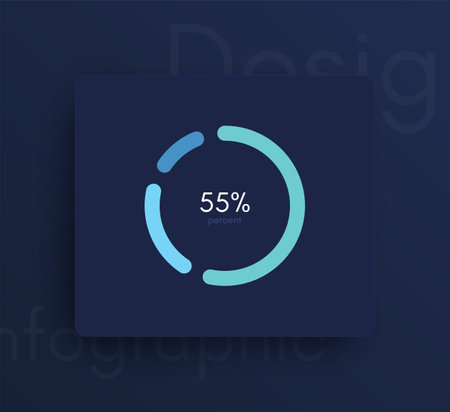 Vector abstract blue background. Design element for brochure, flyer, cover, poster, web design.のイラスト素材