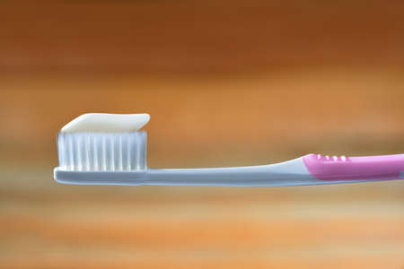 Tooth brush with tooth paste