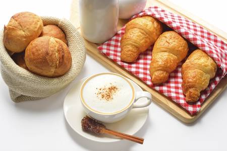	breakfast with coffee