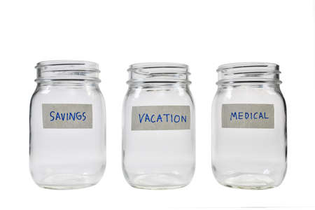 Image on concept of saving money for multiple purposeの写真素材