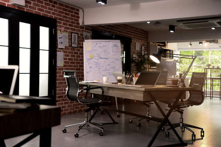 Interior of a modern officeの写真素材