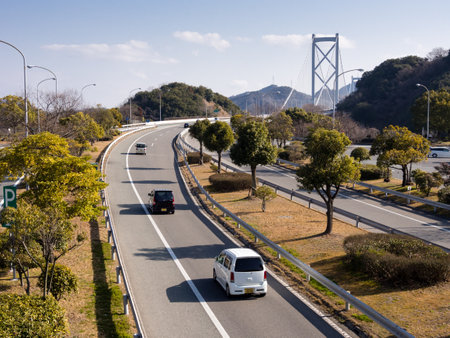 Highway in Japanのeditorial素材