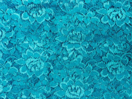 Blue lace fabric texture