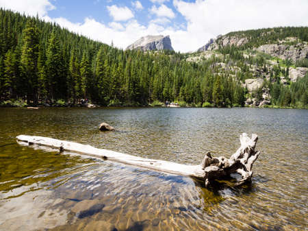 Bear Lake in Rocky Mountain National Parkの写真素材
