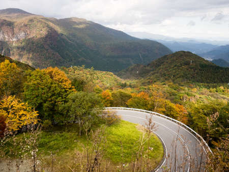 Early fall in Nikko National Park, views from Irohazaka road - Tochigi prefecture, Japan