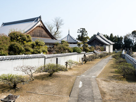 Springtime at Jizoji, temple number 5 on Shikoku pilgrimage - Tokushima prefecture, Japanのeditorial素材