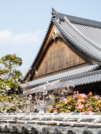 Springtime at Jizoji, temple number 5 on Shikoku pilgrimage - Tokushima prefecture, Japan