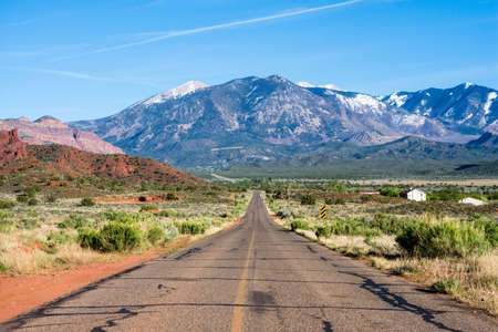 Scenic drive through Castle Valley - Utah, USA