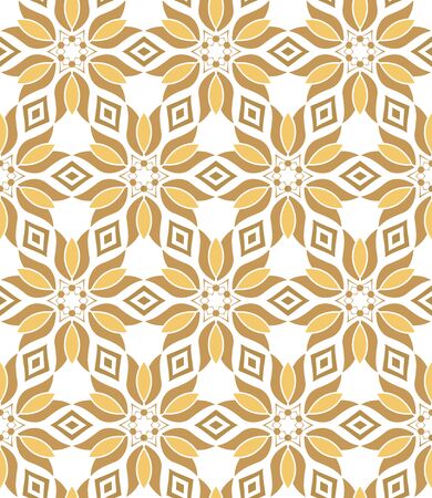 Abstract invitation card background, ornament seamless pattern with decorative flowersのイラスト素材