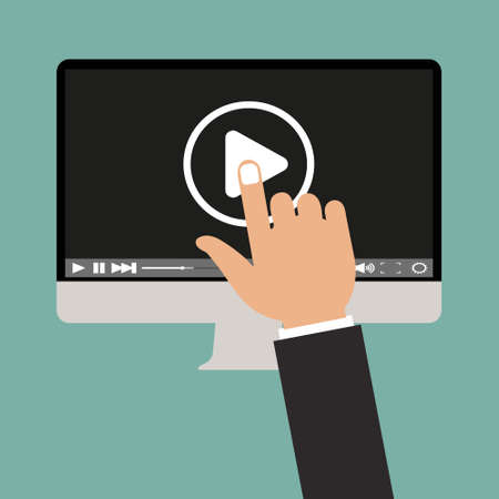 illustration view videoのイラスト素材