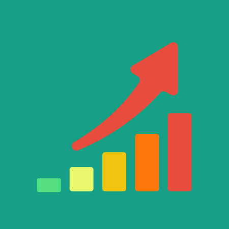 Business concept graphのイラスト素材