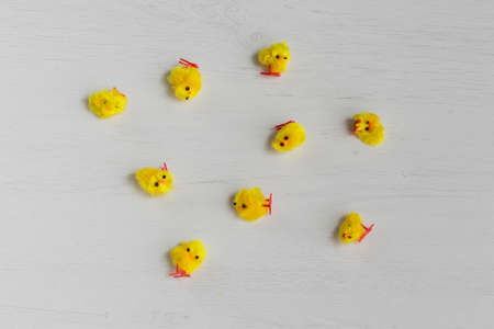 Little yellow baby chick easter decoration
