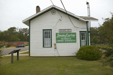 Presidential campaign headquarters of Jimmy Carter in Plains, Georgiaのeditorial素材