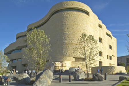 National Museum of the American Indian, Smithsonian, in Washington D.C.のeditorial素材