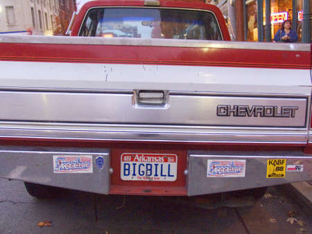 Vanity License Plate - Arkansasのeditorial素材