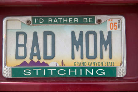 Vanity License Plate - Arizonaのeditorial素材