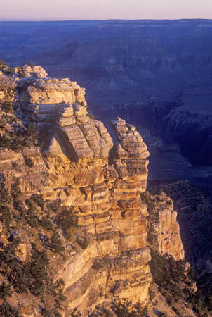 South Rim of the Grand Canyon, Arizonaのeditorial素材