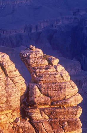 South Rim of the Grand Canyon, Arizonaのeditorial素材