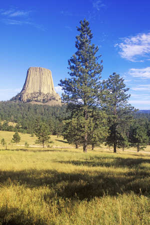 Devil's Tower National Monument, Wyomingのeditorial素材