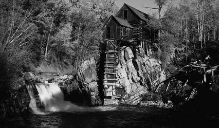 This is the River Mill in the autumn.のeditorial素材