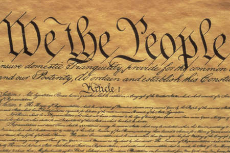 This is the Preamble to the U.S. Constitution. It starts with the phrase We The People and shows...