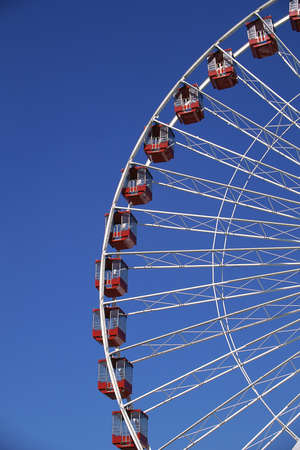 Portion of Ferris wheelの写真素材