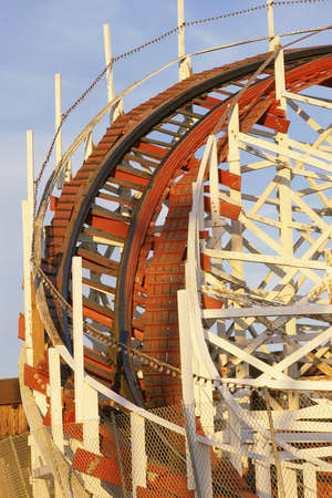 Portion of rollercoasterの写真素材
