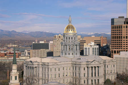 Capitol Building in Denver, COの写真素材