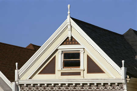 Detail of Victorian homeの写真素材