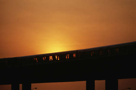 Train on overpass