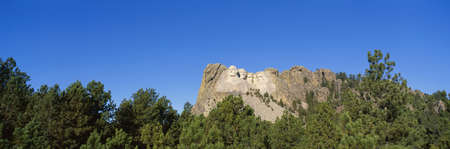 Panoramic view of Mount Rushmoreのeditorial素材