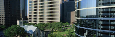 Detail of glass building