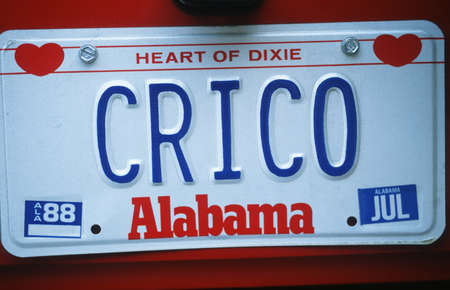 Vanity License Plate - Alabamaのeditorial素材