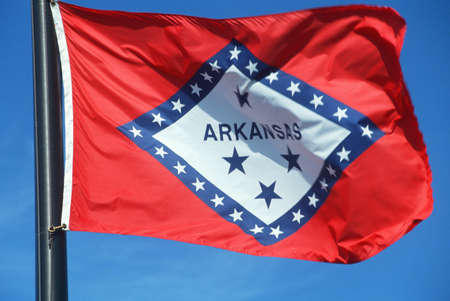 State Flag of Arkansasの写真素材
