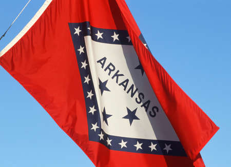 State Flag of Arkansasの写真素材