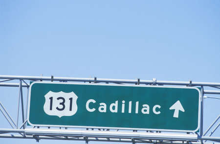 A sign that reads Ò131 CadillacÓ