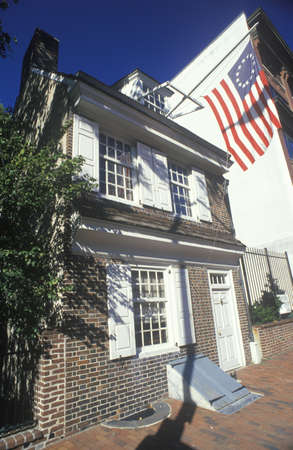 Betsy Ross House, Philadelphia, Pennsylvaniaのeditorial素材