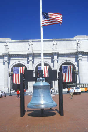 Replica of Liberty Bell, Union Station, Washington, D.C.のeditorial素材