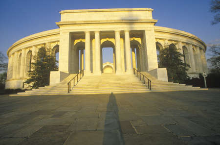 Arlington Memorial Theater at Sunset, Washington, D.C.のeditorial素材