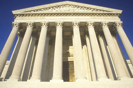 Front of the United States Supreme Court Building, Washington, D.C.のeditorial素材