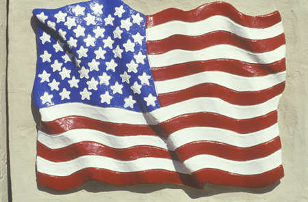 Sculpted American Flag, United Statesのeditorial素材