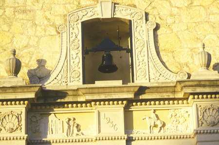 Detail of The Alamo Historic Mission, San Antonio, Texasのeditorial素材