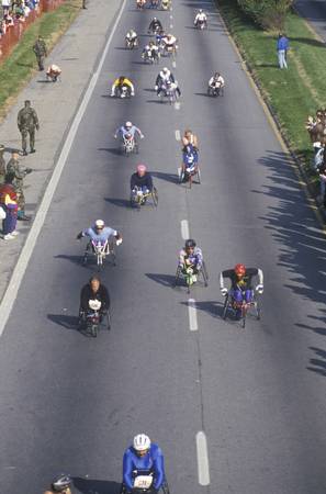 Runners in marathon, Washington, D.C.のeditorial素材