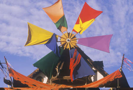Windmill at Renaissance Faire, Agoura, Californiaのeditorial素材