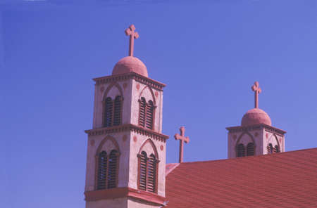 Catholic Church in San Miguel New Mexicoのeditorial素材